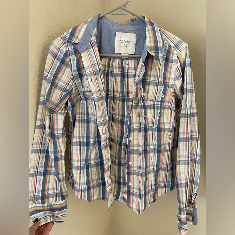 AE plaid shirt